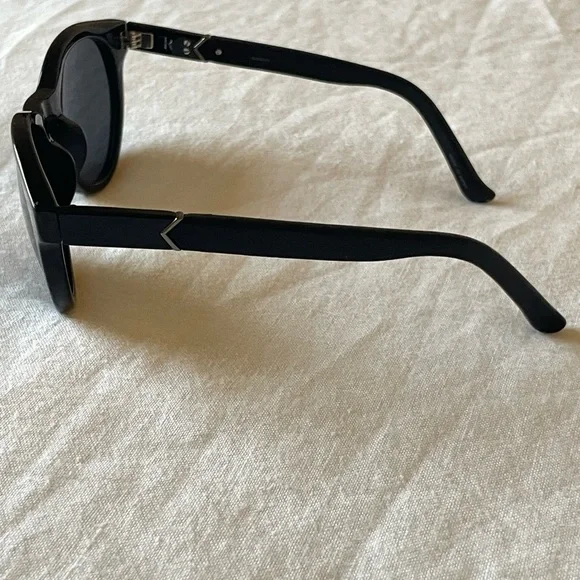 Vintage | rare The Row X linda farrow black round sunglasses - Picture 4 of 8